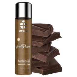 Óleo Massagem Fruity, Comestível efeito Calor Chocolate 60ml