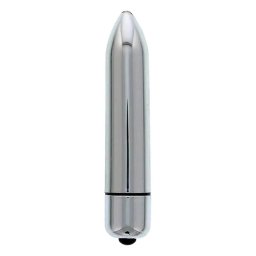 Bala Vibratória Climax Bullet Prateado, 9cm Ø1.7cm