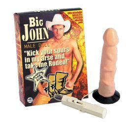 Boneco Insuflável Big John - O Cowboy, 18.5cm Ø3.5cm