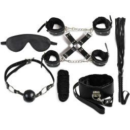 Kit Bondage Collection Black, 8 peças
