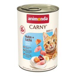6x400g animonda Carny Adult Frango e salmão