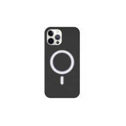 Capa Iphone 12 Pro Max Magsafe Silicone Preto