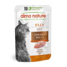 24x55g Frango Jelly Almo Nature HFC saquetas gatos