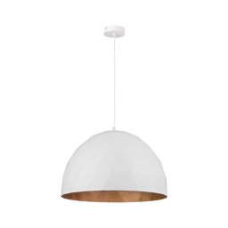 Candelabro num fio DIAMENT 1xE27/60W/230V diâmetro 50 cm branco/cobre