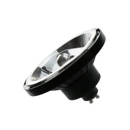 Lâmpada LED AR111 GU10/10W/230V 4000K 20° preto