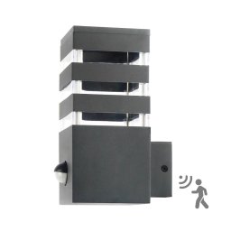 Luminária de parede exterior TEKSAS 1xE27/12W/230V IP44 antracite