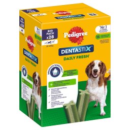 28uds. Dentastix Fresh cães porte médio Pedigree snacks cães