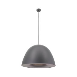 Klausen 111043 - Candelabro suspenso REVOLVE 1xE27/11W/230V cinzento