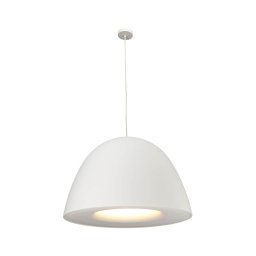 Klausen 111042 - Candelabro suspenso REVOLVE 1xE27/11W/230V branco