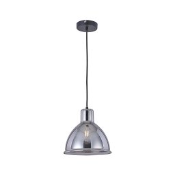 Klausen 111010 - Candelabro suspenso CREATE 1xE27/11W/230V cinzento