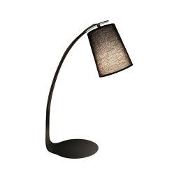Klausen 108008 - Candeeiro de mesa GALLANT 1xE27/11W/230V preto/castanho