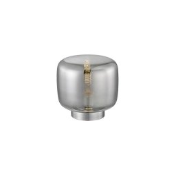 Klausen 108009 - Candeeiro de mesa ROTARY 1xE27/4W/230V prateado