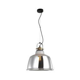 Klausen 111019 - Candelabro suspenso ASGARD 1xE27/11W/230V prateado