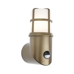 Redo 90199 - Iluminação exterior com sensor TRITON 1xE27/28W/230V IP54 latão