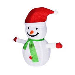 Brilagi - Decoração LED de Natal para exterior 40xLED/3xAA IP44 boneco de neve