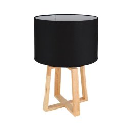 Globo 21621B - Candeeiro de mesa MORITZ 1xE14/40W/230V preto