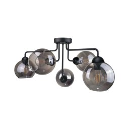 Candelabro integrado OSMO 5xE27/60W/230V preto antigo