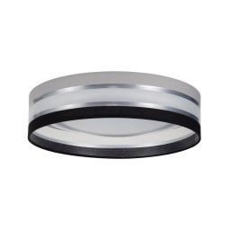 Iluminação de teto LED com regulação SMART CORAL LED/24W/230V preto/cinzento + CR