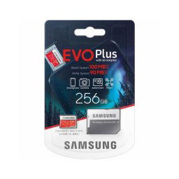 Samsung MB-MC256HA - MicroSDXC 256GB EVO+ U3 100MB/s + adaptador SD