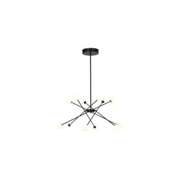 Klausen 149003 - Candelabro suspenso LED WHISTLE 12xLED/3W/230V preto