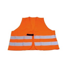 Colete com tiras refletoras laranja tamanho UNI