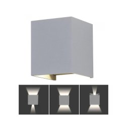 Iluminação de parede exterior LED LED/5W/230V 4000K IP65 cinzenta