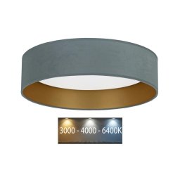Brilagi - Iluminação de teto LED VELVET LED/24W/230V 3000/4000/6400K menta/dourada