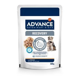 22x100g Recovery Mini Advance Veterinary Diets saquetas cães e gatos