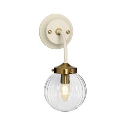 Elstead - Iluminação de parede COSMOS 1xE14/60W/230V branco/latão