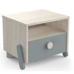 MESA DE CABECEIRA COM GAVETA ARAN