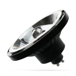 Lâmpada LED AR111 GU10/12W/230V 4000K 45° preto