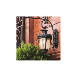 Elstead - Iluminação de parede exterior PHILADELPHIA 1xE27/100W/230V IP44 preto