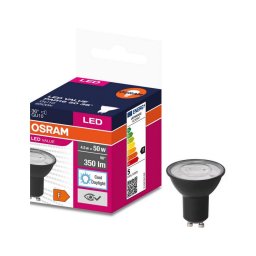 Lâmpada LED VALUE PAR16 GU10/4,5W/230V 4000K 36° preto - Osram
