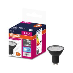 Lâmpada LED VALUE PAR16 GU10/4,5W/230V 6500K 36° preto - Ledvance