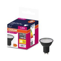 Lâmpada LED VALUE PAR16 GU10/6,9W/230V 2700K 36° preto - Osram