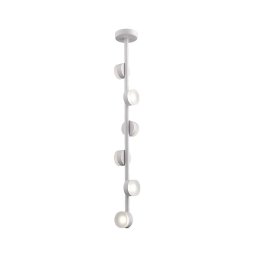 Klausen 140016 - Candelabro suspenso LED COMFORT 6xLED/5W/230V branco