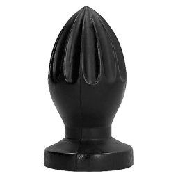 Plug W All Black Missil Pequeno, 12cm Ø5.5cm