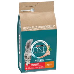 5,7kg frango Sterilcat PURINA ONE Bifensis ração gatos