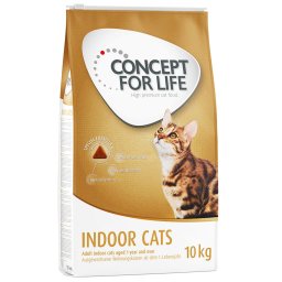 10kg Indoor Cats Concept for Life ração gatos