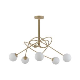 Candelabro on a pole VELVET 5xG9/12W/230V dourada