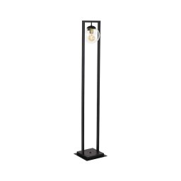 Klausen 107003 - Candeeiro de chão REY 1xE27/7W/230V preto