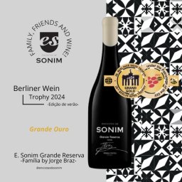 Garrafa Vinho Tinto Encostas de Sonim Grande Reserva Familia by Jorge Braz