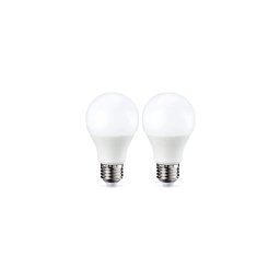 CONJUNTO 2x Lâmpada LED E27/9W/230V 2700K