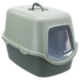 Caixa de areia coberta Trixie Be Eco Vico para gatos 56x40x40cm