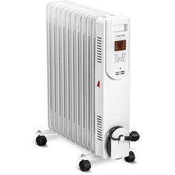 Trotec Aquecedor a Óleo, 2500 W, 11 Elementos, 3 Níveis de Potência – TRH 26 E