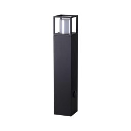 Wofi 12234 - Lâmpada LED exterior FILIA 8,5W 230V IP54 com tomada 80 cm