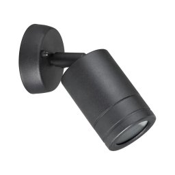 Iluminação de parede exterior OLIMP 2 1xGU10/8W/230V IP44 preto