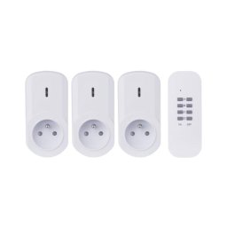 CONJUNTO 3x Tomadas controladas remotamente 230V + 1x CR2032