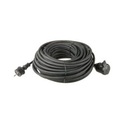 Cabo de extensão em borracha 1 tomada 20 m IP44