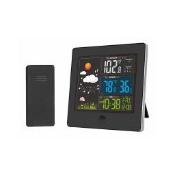Solight TE80 - Estação meteorológica com visor LCD 230V preto
